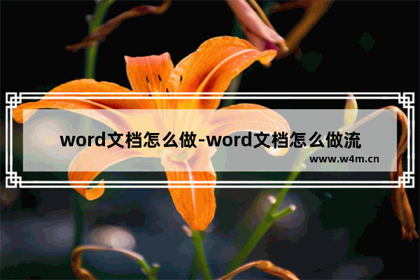 word文档怎么做-word文档怎么做流程图