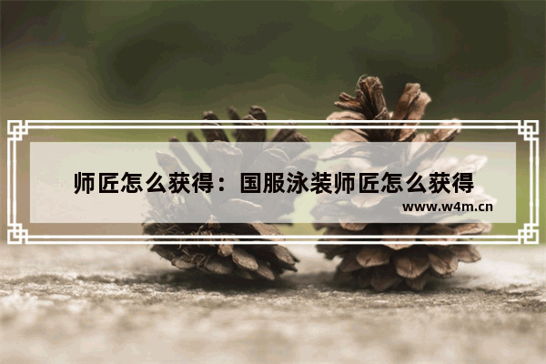 师匠怎么获得：国服泳装师匠怎么获得