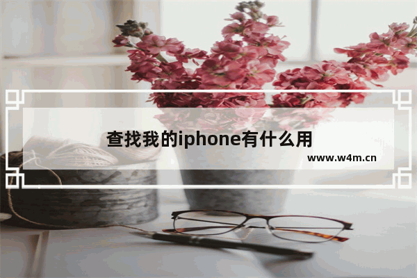 查找我的iphone有什么用