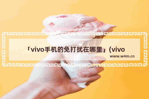 「vivo手机的免打扰在哪里」(vivo手机的免打扰在哪里啊)