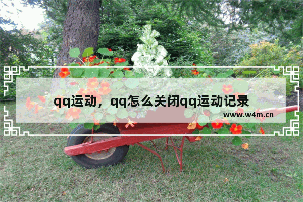 qq运动，qq怎么关闭qq运动记录