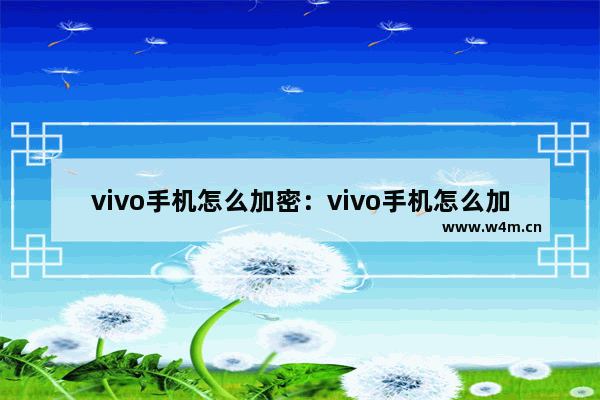 vivo手机怎么加密：vivo手机怎么加密相册