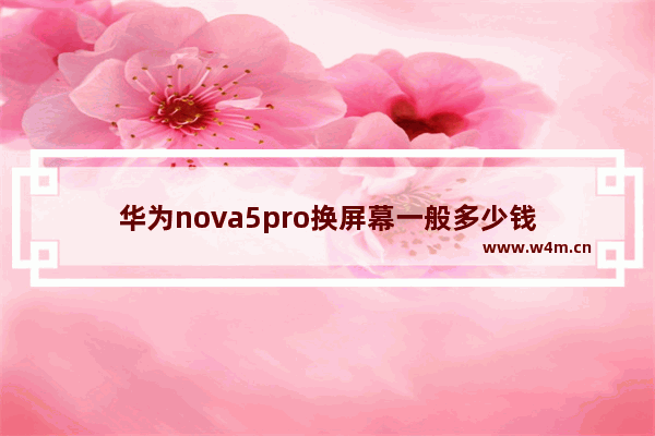 华为nova5pro换屏幕一般多少钱