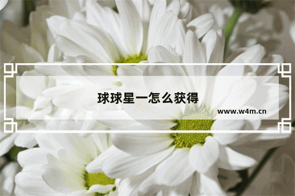 球球星一怎么获得