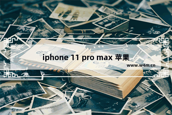 iphone 11 pro max 苹果 iphone 11 pro max怎么设置桌面壁纸