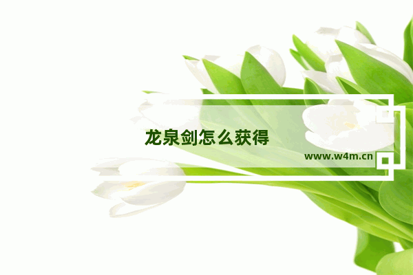 龙泉剑怎么获得