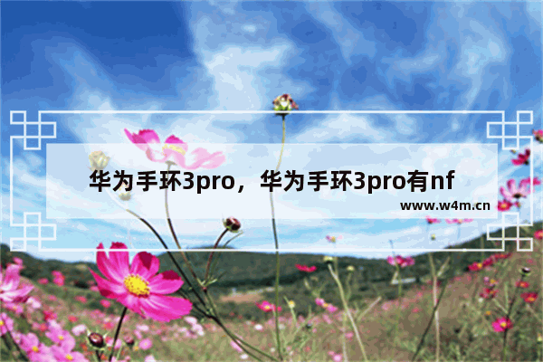 华为手环3pro，华为手环3pro有nfc功能么