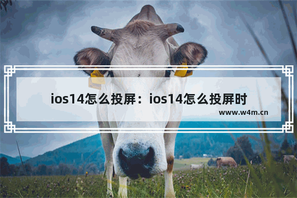 ios14怎么投屏：ios14怎么投屏时录小视频