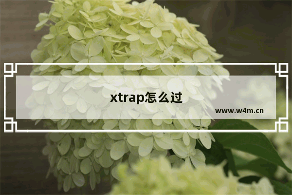 xtrap怎么过