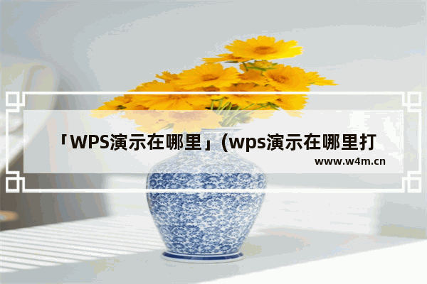 「WPS演示在哪里」(wps演示在哪里打开)