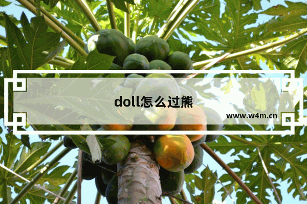 doll怎么过熊