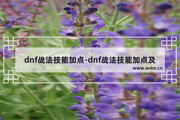 dnf战法技能加点-dnf战法技能加点及各技能使用分析