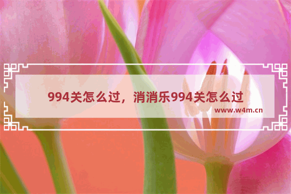 994关怎么过，消消乐994关怎么过