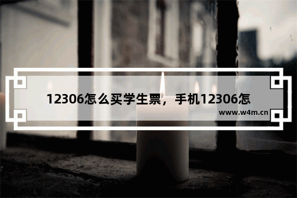 12306怎么买学生票，手机12306怎么买学生票