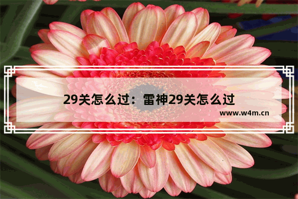 29关怎么过：雷神29关怎么过