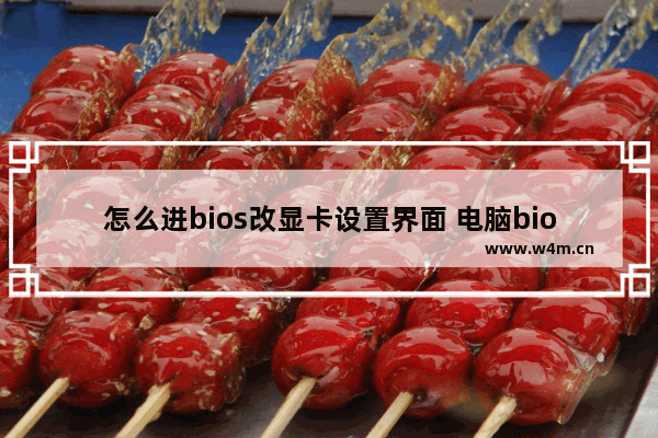 怎么进bios改显卡设置界面 电脑bios如何设置显卡选项