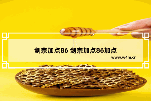 剑宗加点86 剑宗加点86加点