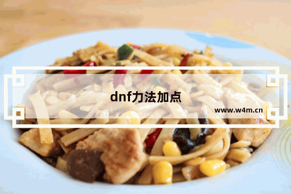 dnf力法加点