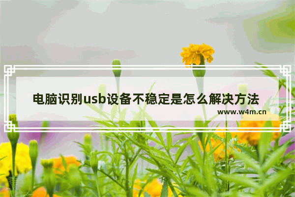 电脑识别usb设备不稳定是怎么解决方法 电脑如何解决USB设备识别不稳定问题