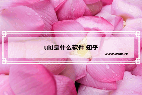 uki是什么软件 知乎