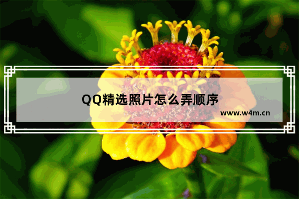 QQ精选照片怎么弄顺序