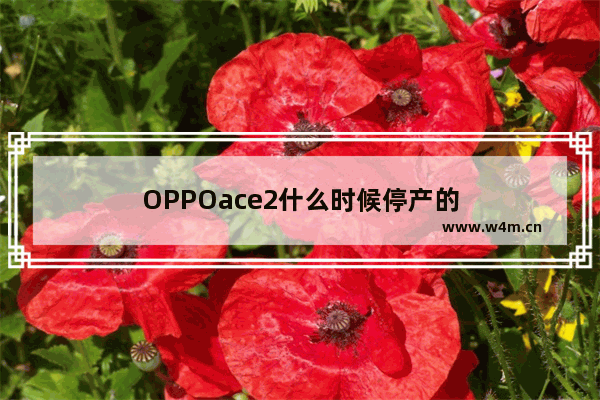 OPPOace2什么时候停产的