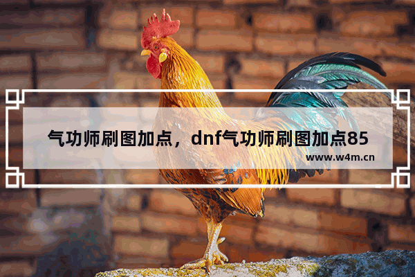 气功师刷图加点，dnf气功师刷图加点85