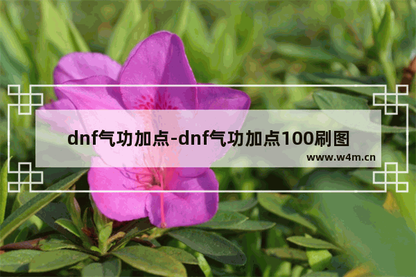 dnf气功加点-dnf气功加点100刷图