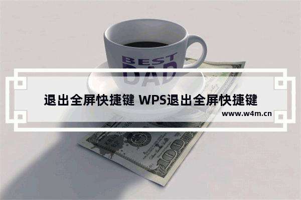 退出全屏快捷键 WPS退出全屏快捷键