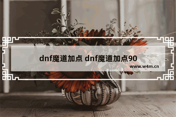 dnf魔道加点 dnf魔道加点90