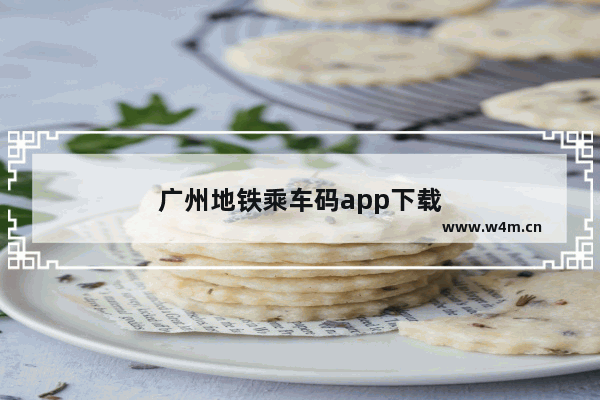 广州地铁乘车码app下载