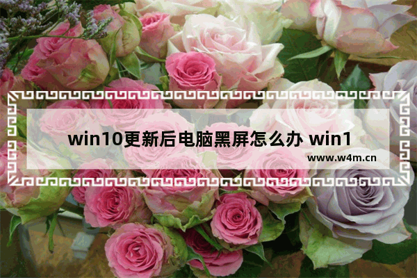 win10更新后电脑黑屏怎么办 win10系统升级后出现黑屏如何解决