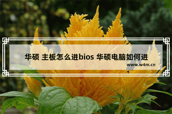 华硕 主板怎么进bios 华硕电脑如何进入BIOS设置