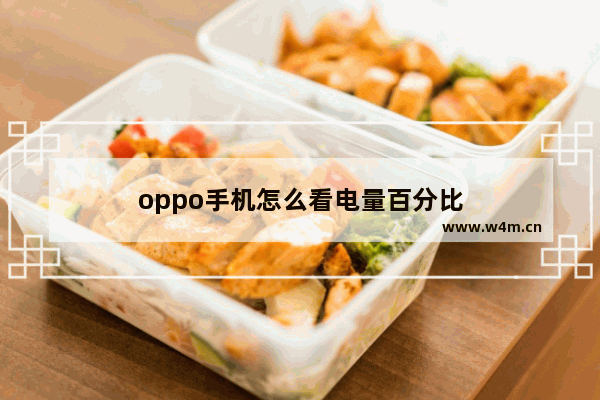 oppo手机怎么看电量百分比