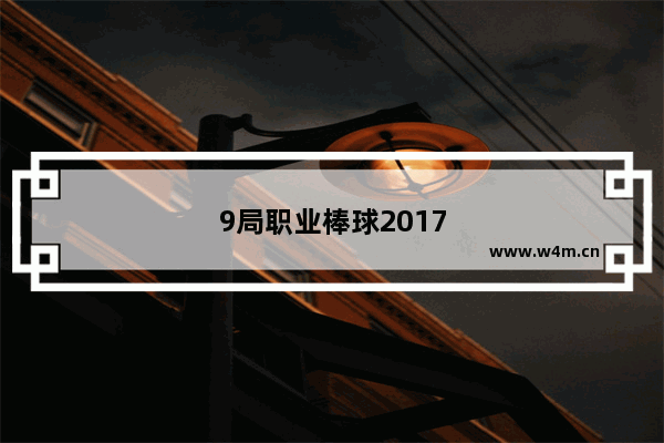 9局职业棒球2017