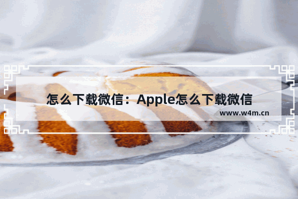 怎么下载微信：Apple怎么下载微信