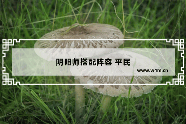 阴阳师搭配阵容 平民