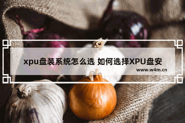 xpu盘装系统怎么选 如何选择XPU盘安装系统