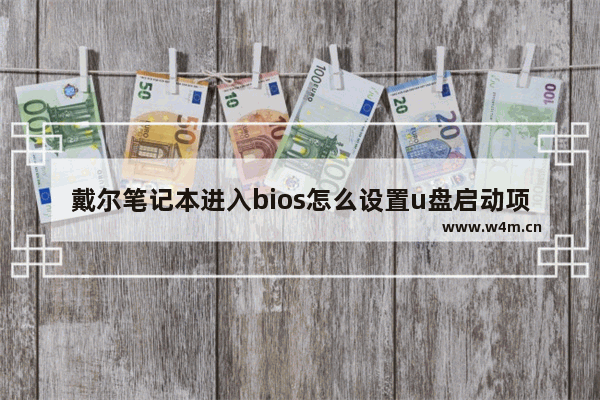 戴尔笔记本进入bios怎么设置u盘启动项 戴尔笔记本如何设置U盘启动项