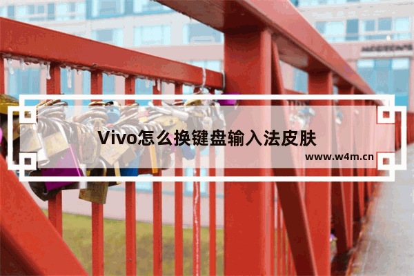 Vivo怎么换键盘输入法皮肤