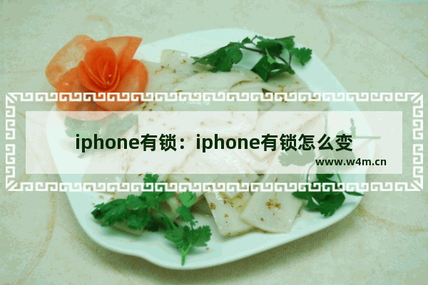 iphone有锁：iphone有锁怎么变无锁