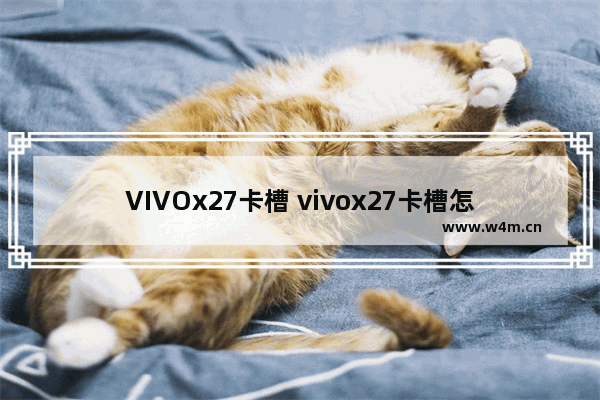 VIVOx27卡槽 vivox27卡槽怎么弄不出来?