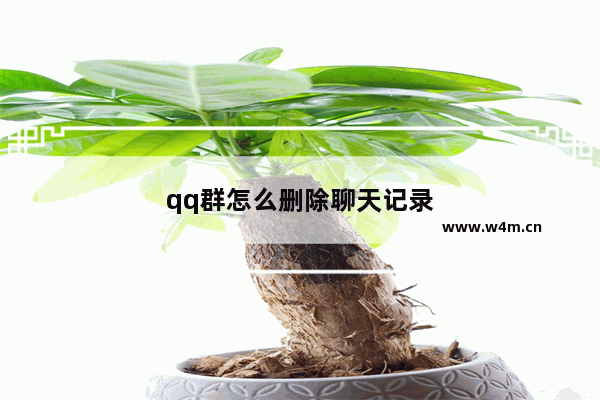 qq群怎么删除聊天记录