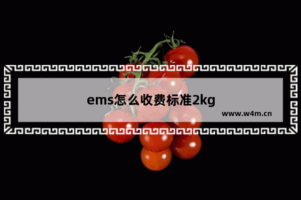 ems怎么收费标准2kg