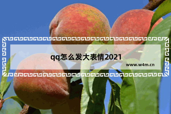 qq怎么发大表情2021