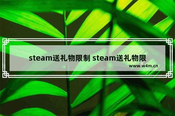 steam送礼物限制 steam送礼物限制30天