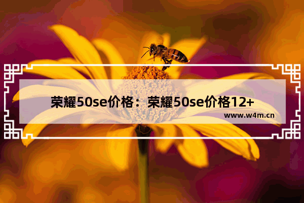 荣耀50se价格：荣耀50se价格12+256