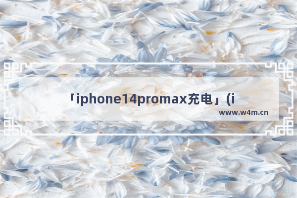 「iphone14promax充电」(iphone14promax充电头)