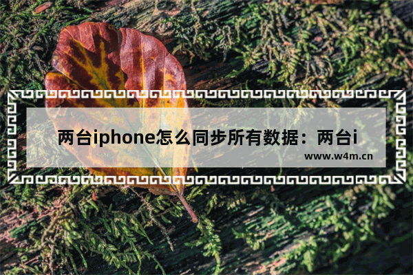 两台iphone怎么同步所有数据：两台iphone怎么同步所有数据不升级旧手机糸统