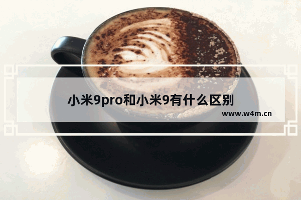 小米9pro和小米9有什么区别